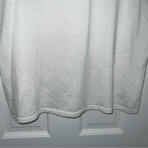 PACSUN ME TO WE tshirt short sleeve top, baseball tee, striped gray white - Picture 7 of 8